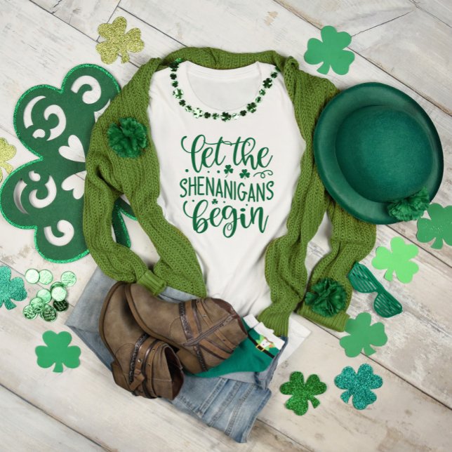 St. Patrick's Day Shenanigans T-Shirt (Von Creator hochgeladen)