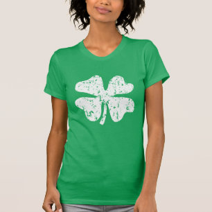 St. Patrick's Day Shirt für Frauen   Kleeblatt grü
