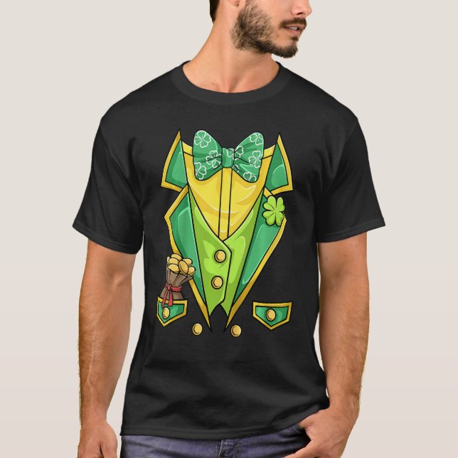 St Patricks Day Shirt Irish Tuxedo Childs Leprecha (Vorderseite)