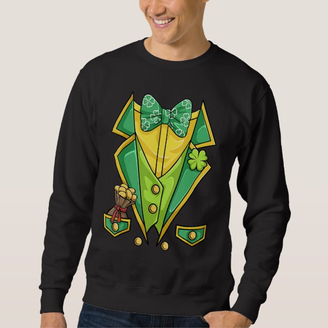 St Patricks Day Shirt Irish Tuxedo Childs Leprecha (Vorderseite)