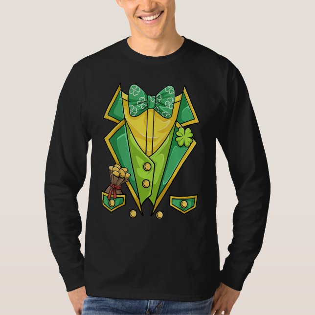 St Patricks Day Shirt Irish Tuxedo Childs Leprecha (Vorderseite)