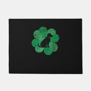 St. Patrick's Day Shirt - Retro Labrador Fußmatte