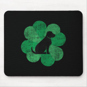 St. Patricks Day Shirt - Retro Labrador Mousepad