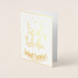 St. Patrick's Day Singen Irisch mit Bier, ZKOA Folienkarte