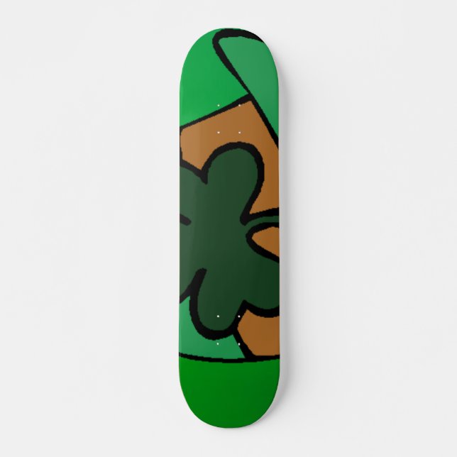 St. Patrick's Day Skateboard (Vorne)