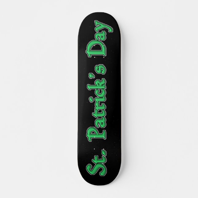 St. Patrick's Day Skateboard (Vorne)