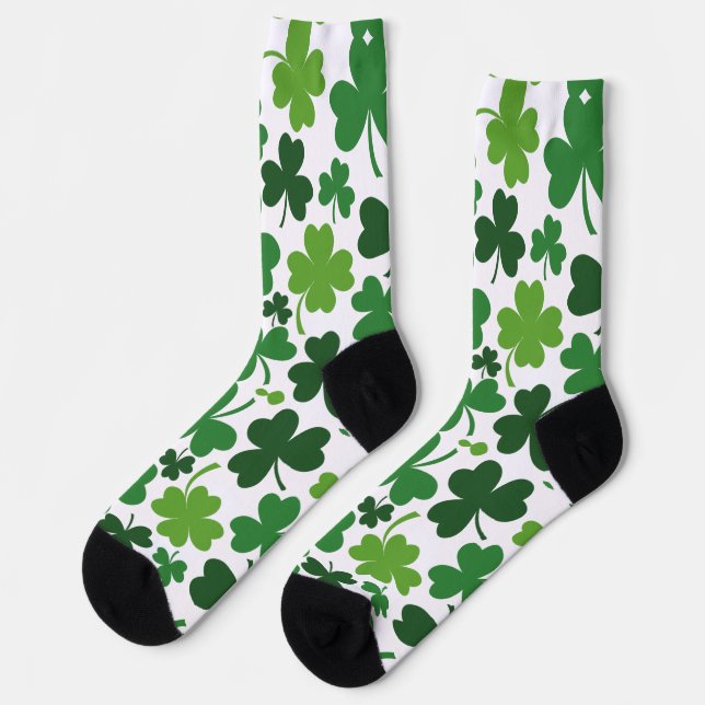 St. Patricks Day Socken (Linkes Detail)