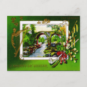 St. Patrick's Day Souvenir Postcard Postkarte