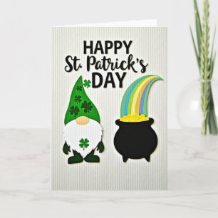St. Patricks Day Spaß Kunstkarte Karte