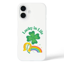 St Patricks Day Special iPhone16 Case Lucky in Lif