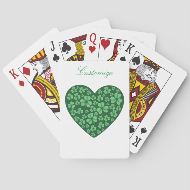 St. Patrick's Day Spielkarten (Rückseite)