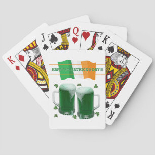 St. Patrick's Day Spielkarten Deck Bier
