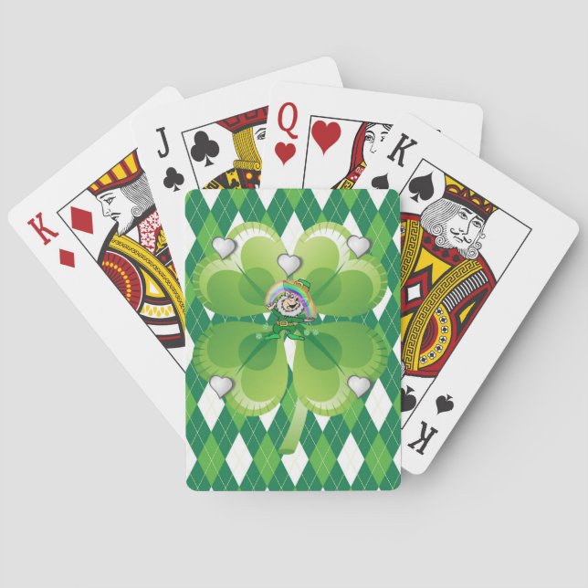 St. Patrick's Day Spielkarten-Deck Spielkarten (Rückseite)