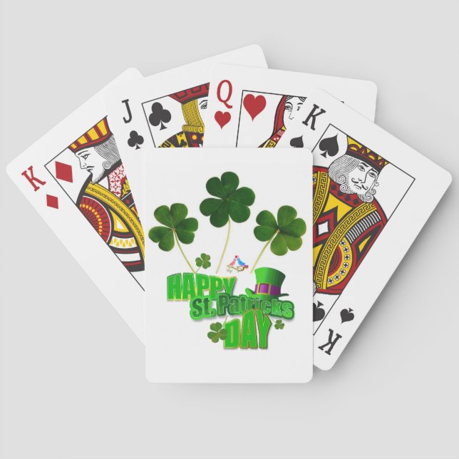 St. Patrick's Day Spielkarten-Deck Spielkarten (Rückseite)