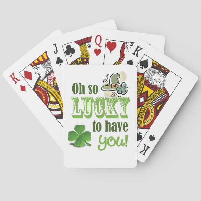 St. Patrick's Day Spielkarten-Deck Spielkarten (Rückseite)