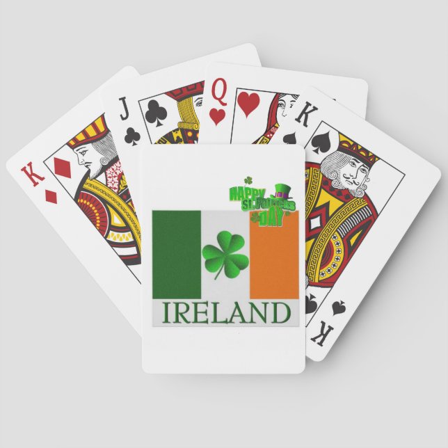 St. Patrick's Day Spielkarten-Deck Spielkarten (Rückseite)