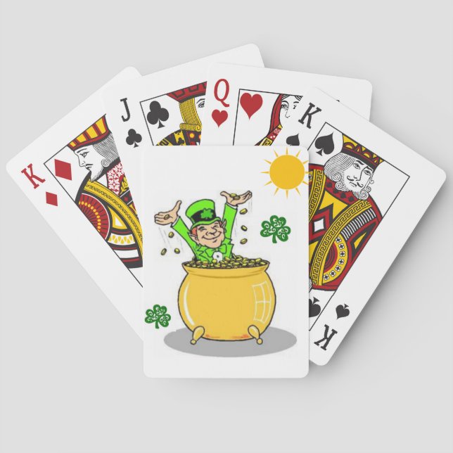 St. Patrick's Day Spielkarten-Deck Spielkarten (Rückseite)