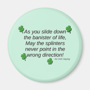 St. Patrick's Day Sprichwort Magnet