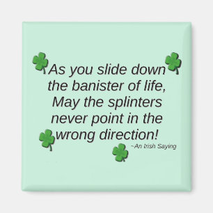 St. Patrick's Day Sprichwort Magnet