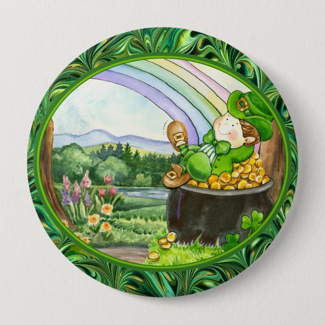 St. Patrick's Day - SRF Button (Vorderseite)