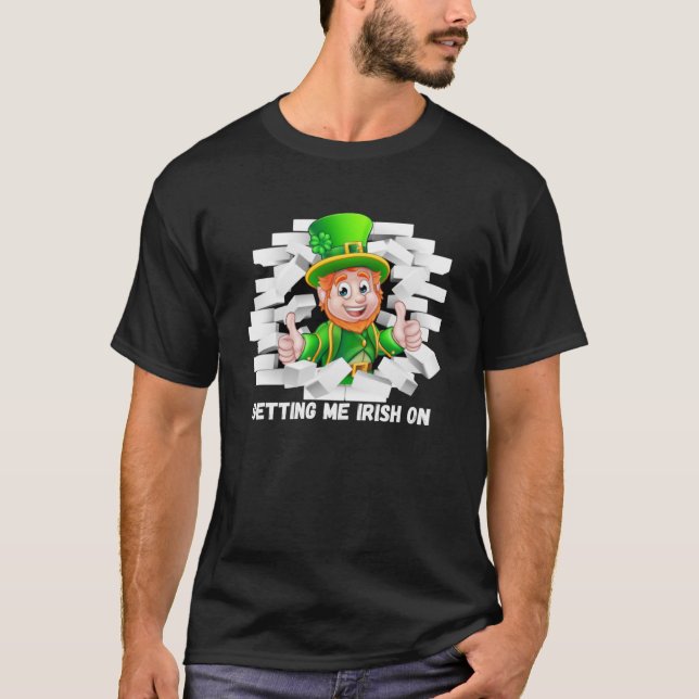 St Patricks Day St Pattys Pixie Gnome Elfin Fay S T-Shirt (Vorderseite)