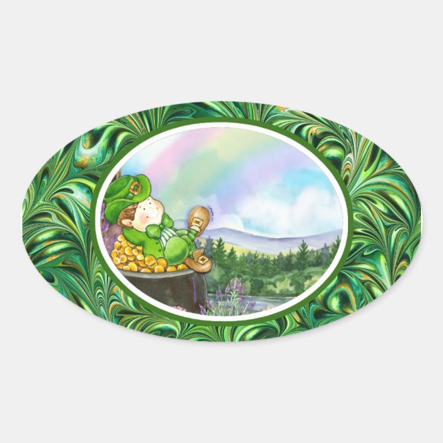 St. Patrick's Day Sticker (Vorderseite)