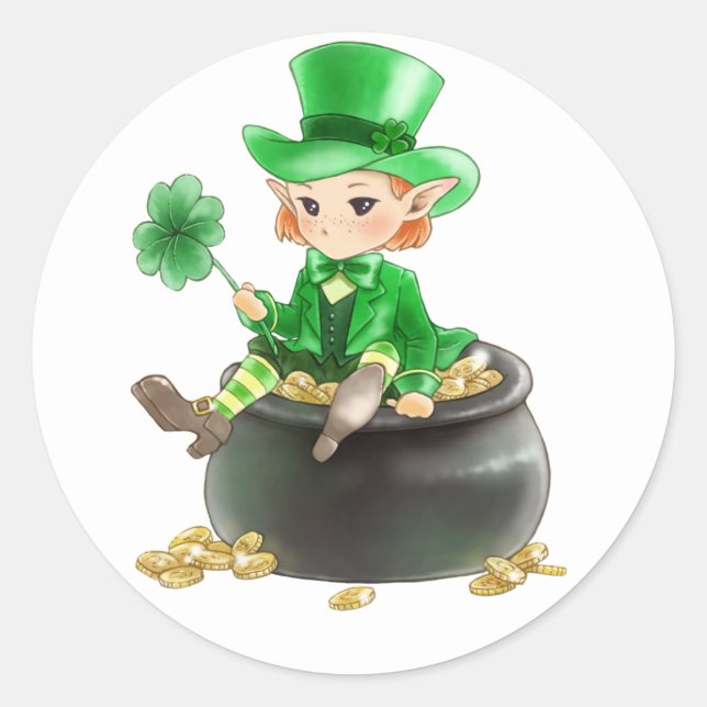 St. Patrick's Day Sticker (Vorderseite)