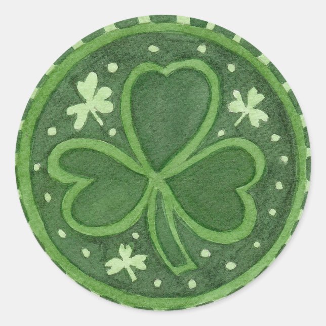 St. Patrick's Day Sticker (Vorderseite)