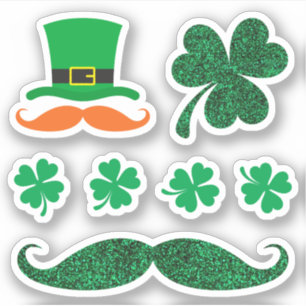 St Patrick's Day Sticker - Kleeblatt