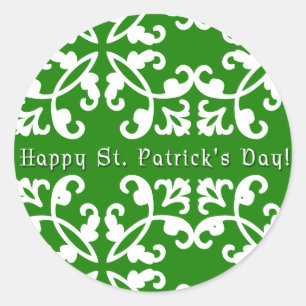 St. Patrick's Day Stickers (Grün und Weiß)