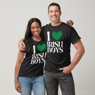 St. Patrick's Day Store I Love Irish Boys T-Shirt