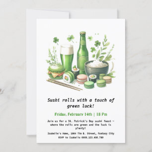 St. Patrick's Day Sushi – Rollen in Grün! Einladung