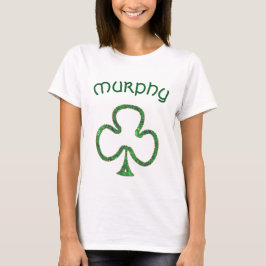 St. Patrick's Day T - Shirt der Frau mit Kleeblatt