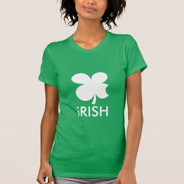 St Patrick's Day T Shirt | lustiges Apple Parody-L (Vorderseite)