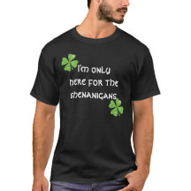 St. Patrick's Day T - Shirt mit Kleeblatt
