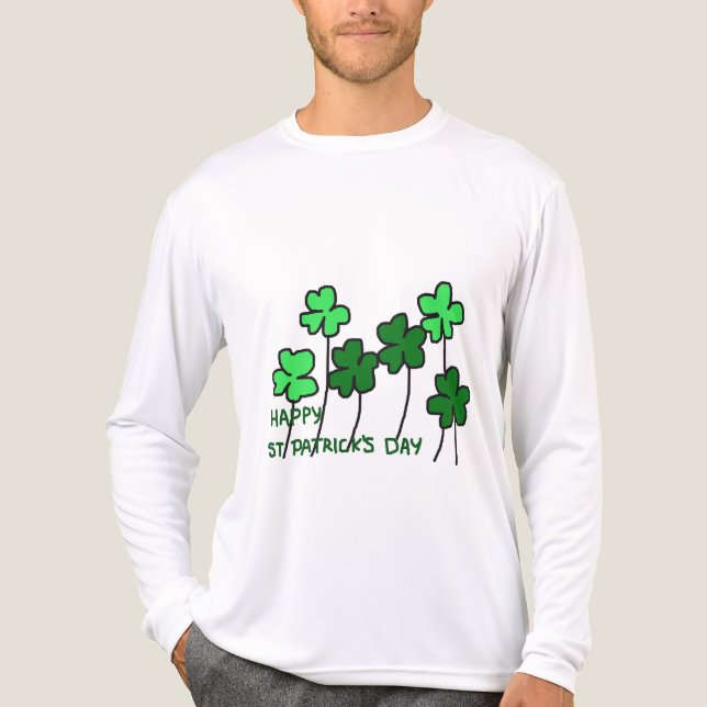 St. Patrick's Day T-Shirt Tri-Blend Shirt (Vorderseite)