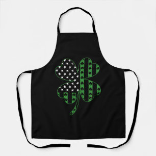 St Patrick's Day T-Shirt Vintages irisches Kleebla Schürze