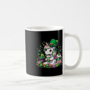 St. Patrick's Day T-Shirts Irisches Einhorn Mädche Kaffeetasse