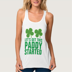 ST.PATRICK'S DAY TANK TOP FUNNY T - SHIRT