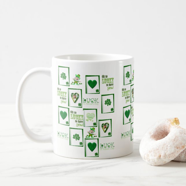 St. Patrick's Day Tasse (Mit Donut)