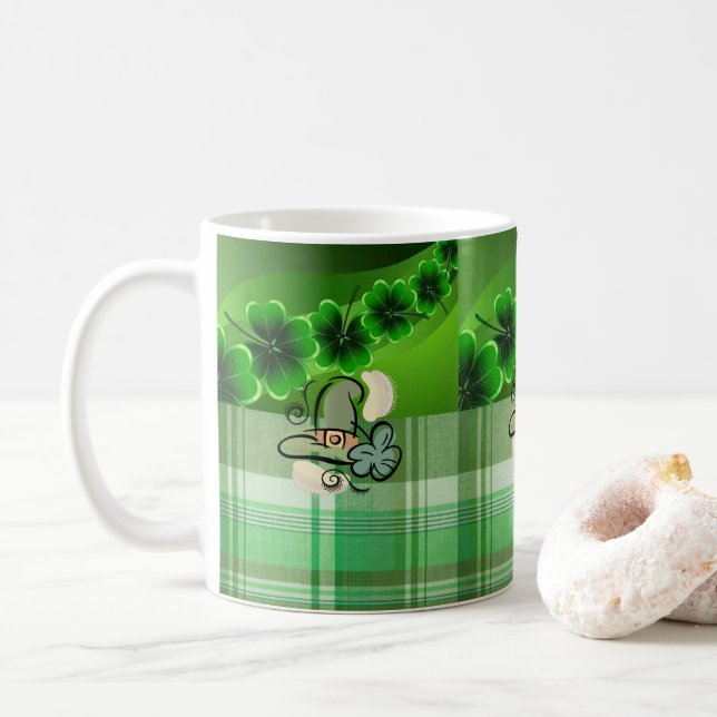 St. Patrick's Day Tasse (Mit Donut)
