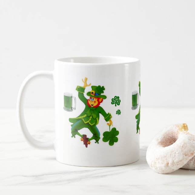 St. Patrick's Day Tasse (Mit Donut)