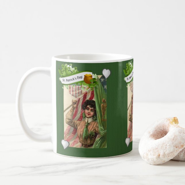 St. Patrick's Day Tasse (Mit Donut)