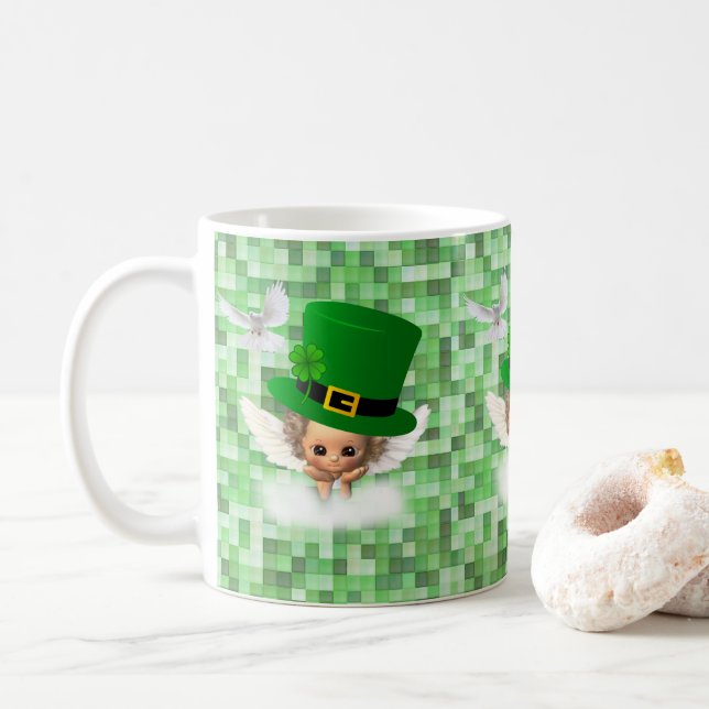 St. Patrick's Day Tasse (Mit Donut)