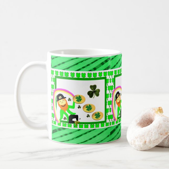 St. Patrick's Day Tasse (Mit Donut)