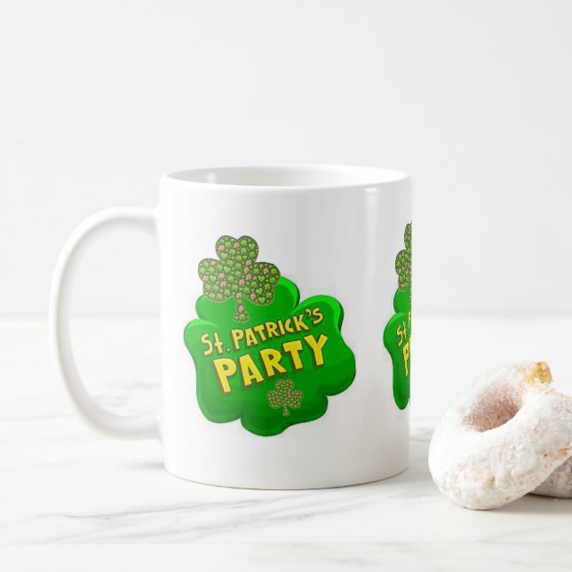 St. Patrick's Day Tasse (Mit Donut)