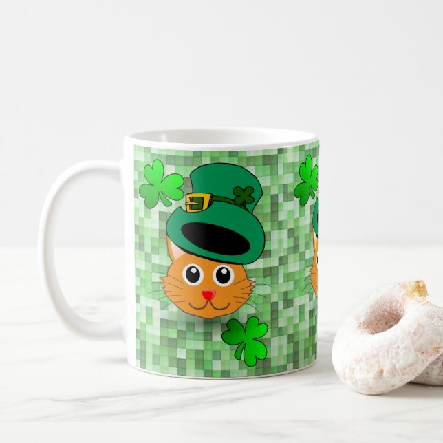 St. Patrick's Day Tasse (Mit Donut)