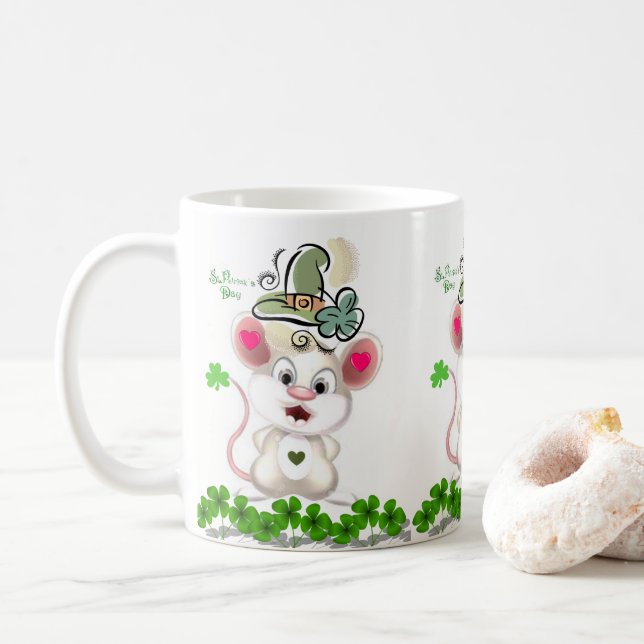 St. Patrick's Day Tasse (Mit Donut)