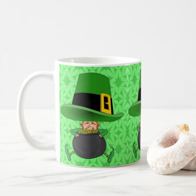 St. Patrick's Day Tasse (Mit Donut)