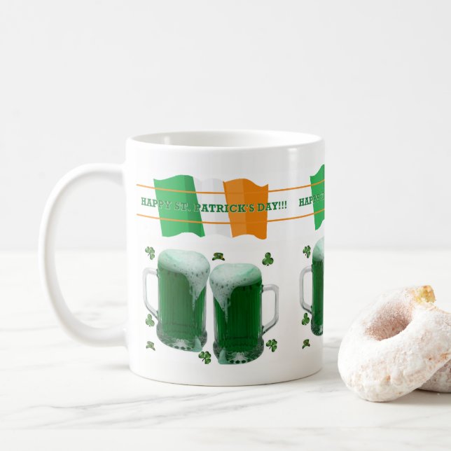 St. Patrick's Day Tasse (Mit Donut)